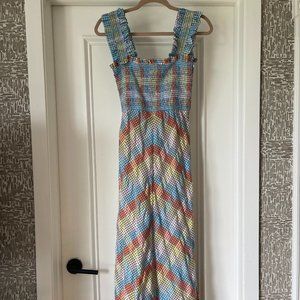 Ganni checkered summer dress